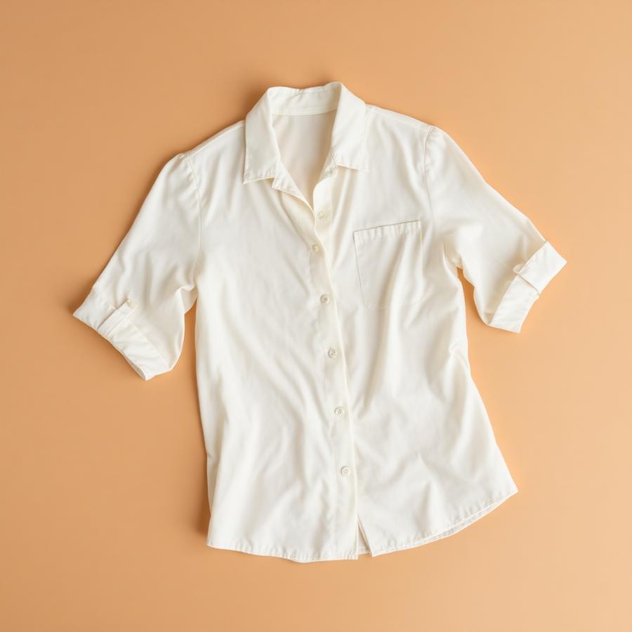 White cotton blouse
